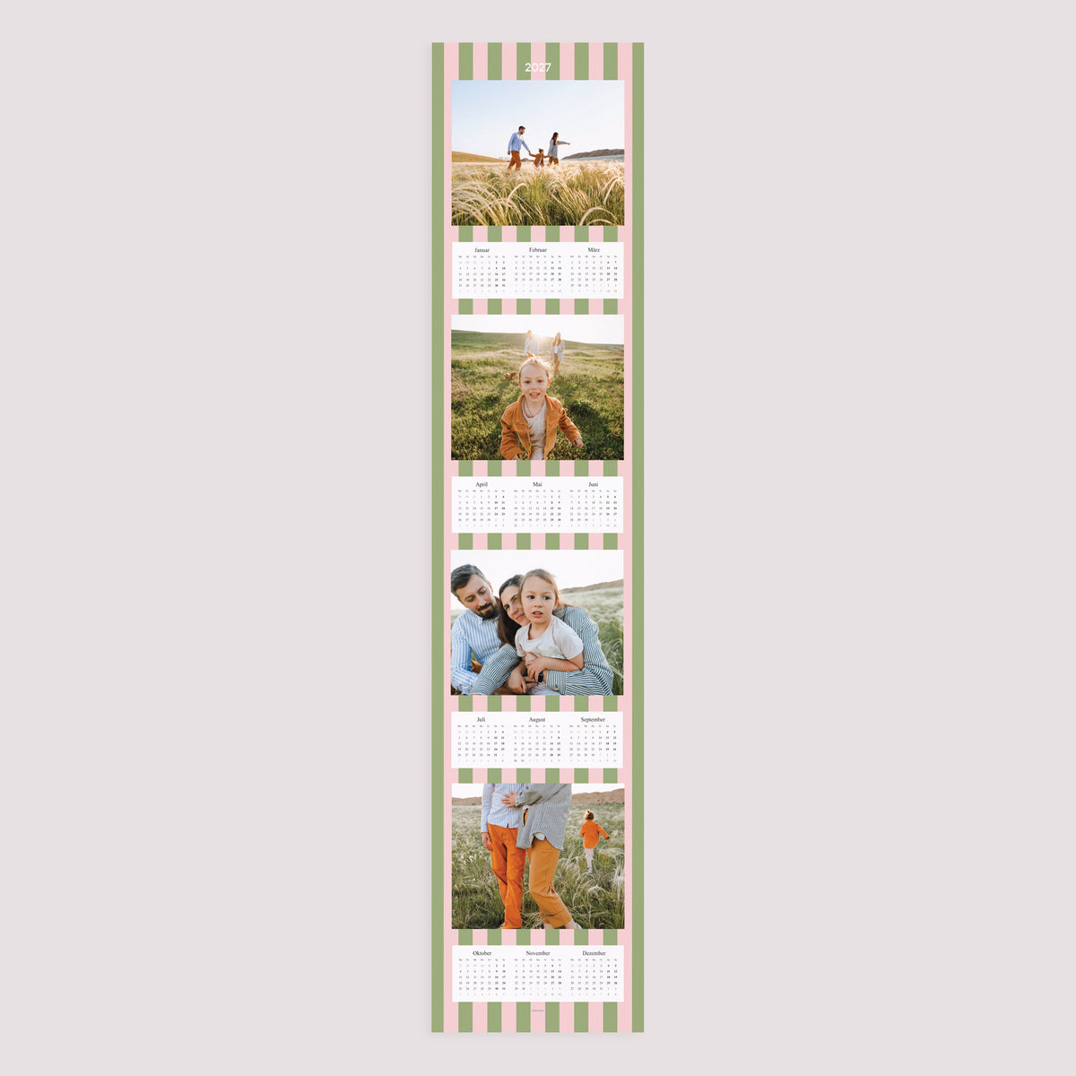 Kalender Weihnachten Papier Saisonale Streifen foto N° 3