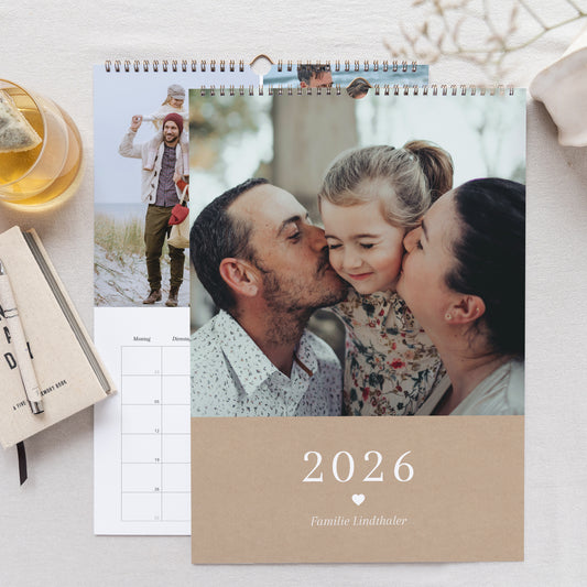 Kalender Weihnachten Wandgemälde A3 Instant Naturel foto