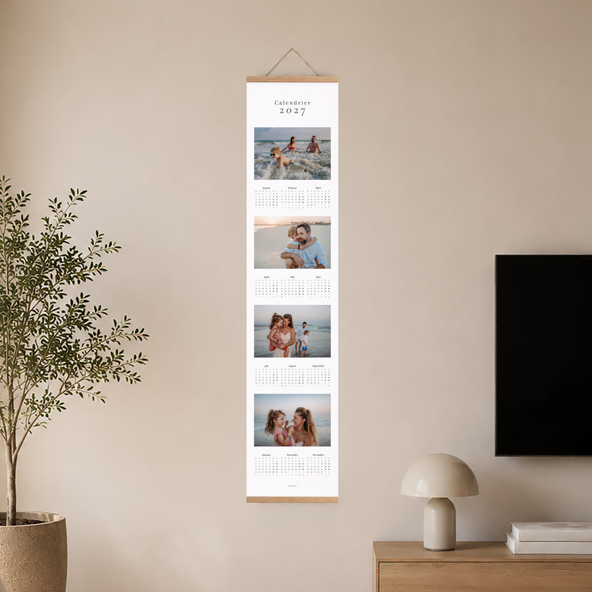 Kalender Weihnachten Papier Lebensrahmen foto N° 2