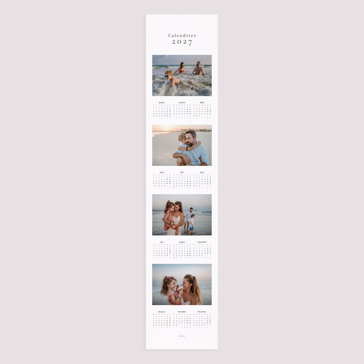 Kalender Weihnachten Papier Lebensrahmen foto N° 3