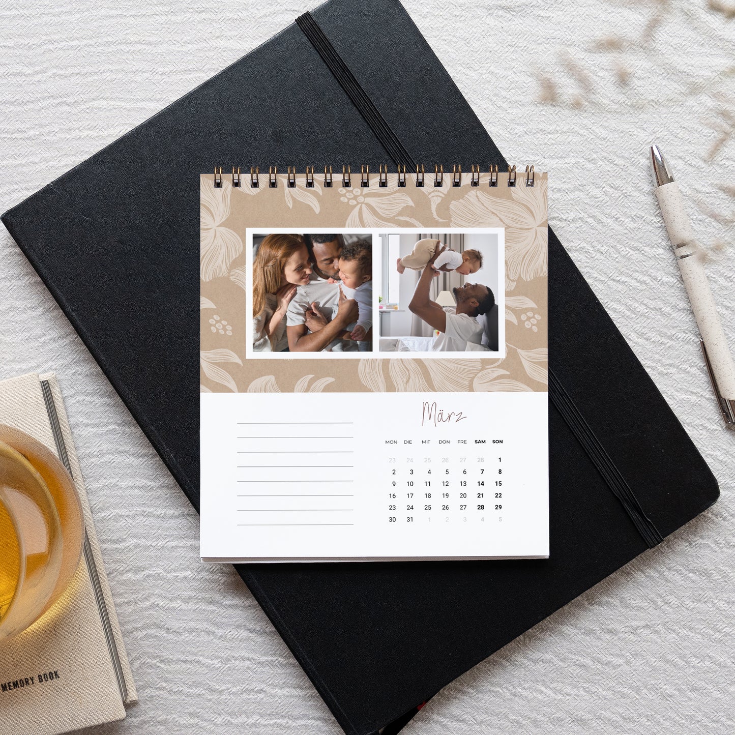 Kalender Weihnachten Büro, Staffelei Familienlicht foto N° 3