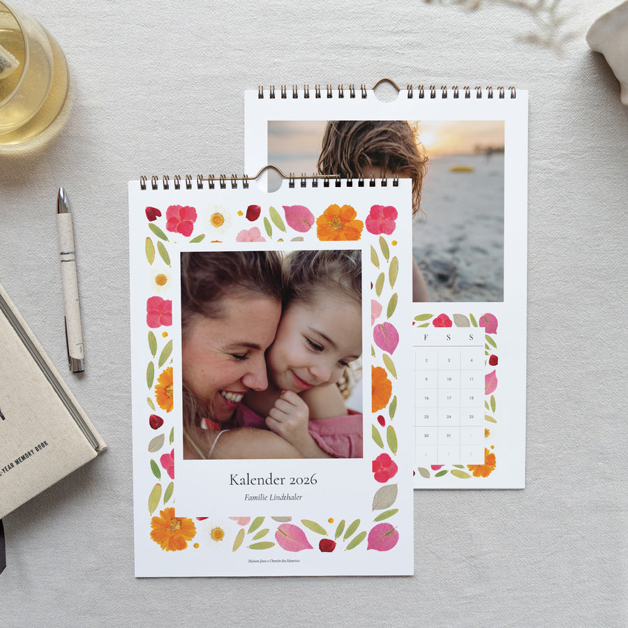 Kalender Weihnachten Wandbild A4 Blühende Momente foto