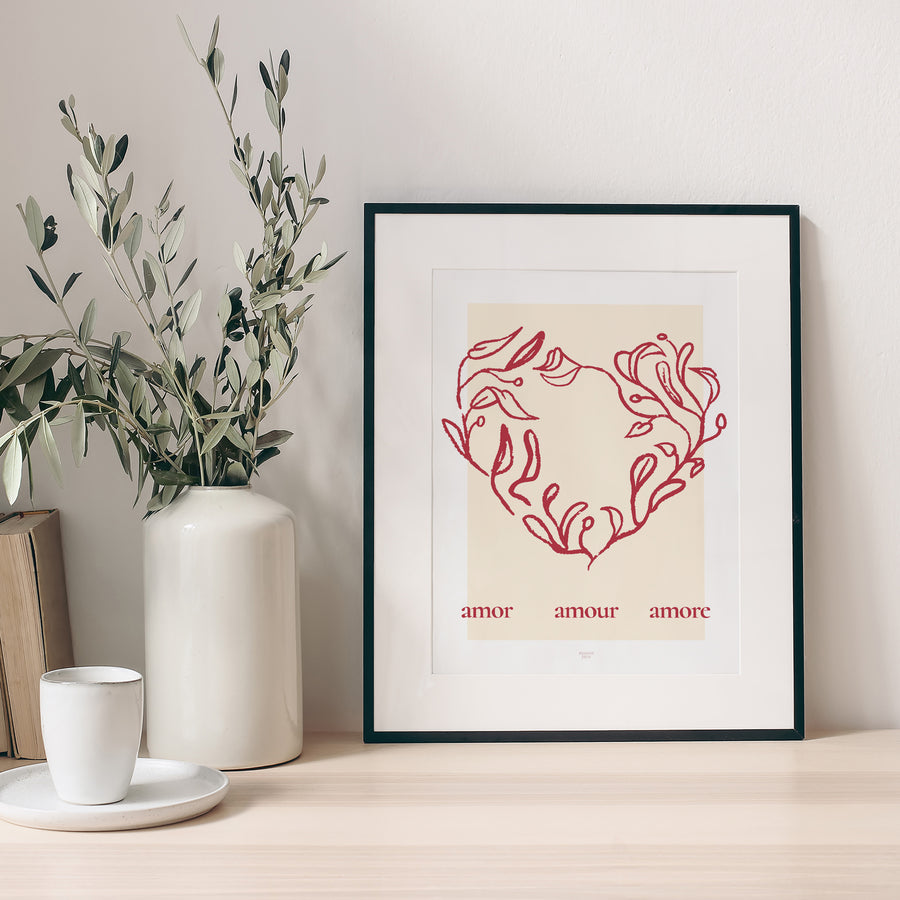 Poster Objekte Porträt Wildes Herz foto