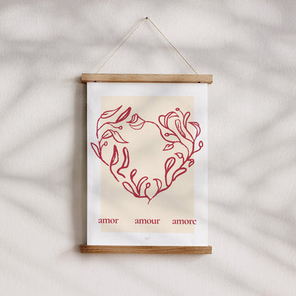 Poster Objekte Porträt Wildes Herz foto N° 4