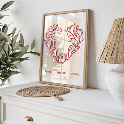 Poster Objekte Porträt Wildes Herz foto N° 5