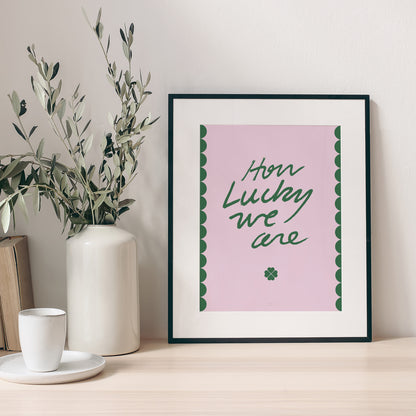 Poster Objekte Porträt Wie glücklich wir sind foto N° 1