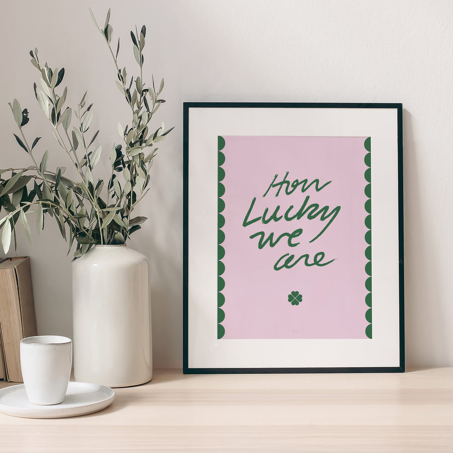 Poster Objekte Porträt Wie glücklich wir sind foto