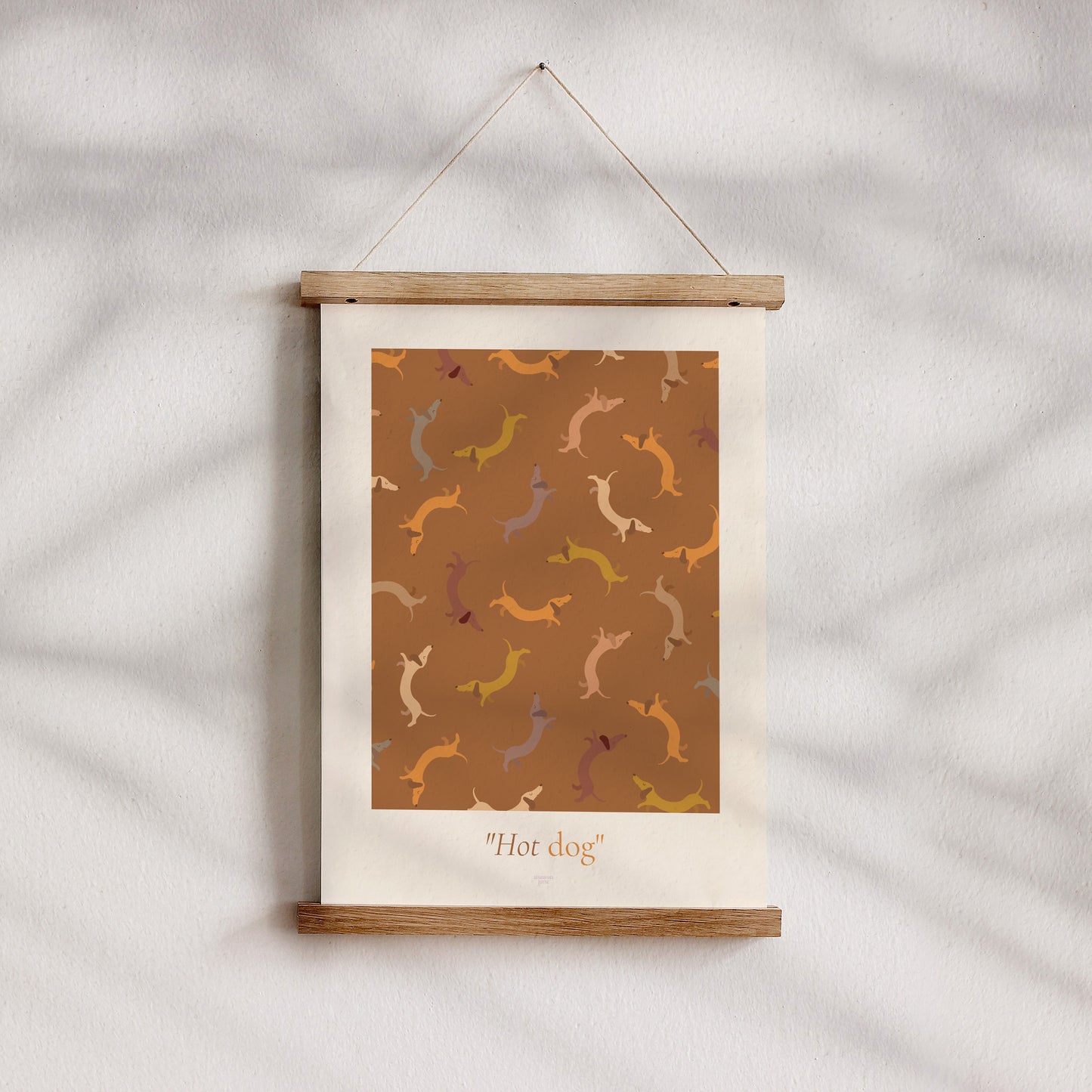 Poster Objekte Porträt Hot-Dog-Tapete foto N° 4