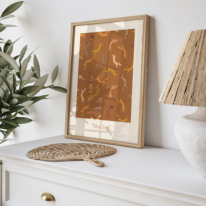 Poster Objekte Porträt Hot-Dog-Tapete foto N° 5