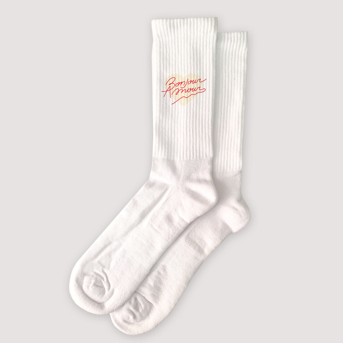 Damensocken Weiße Liebe Guten Morgen Vanille foto N° 1