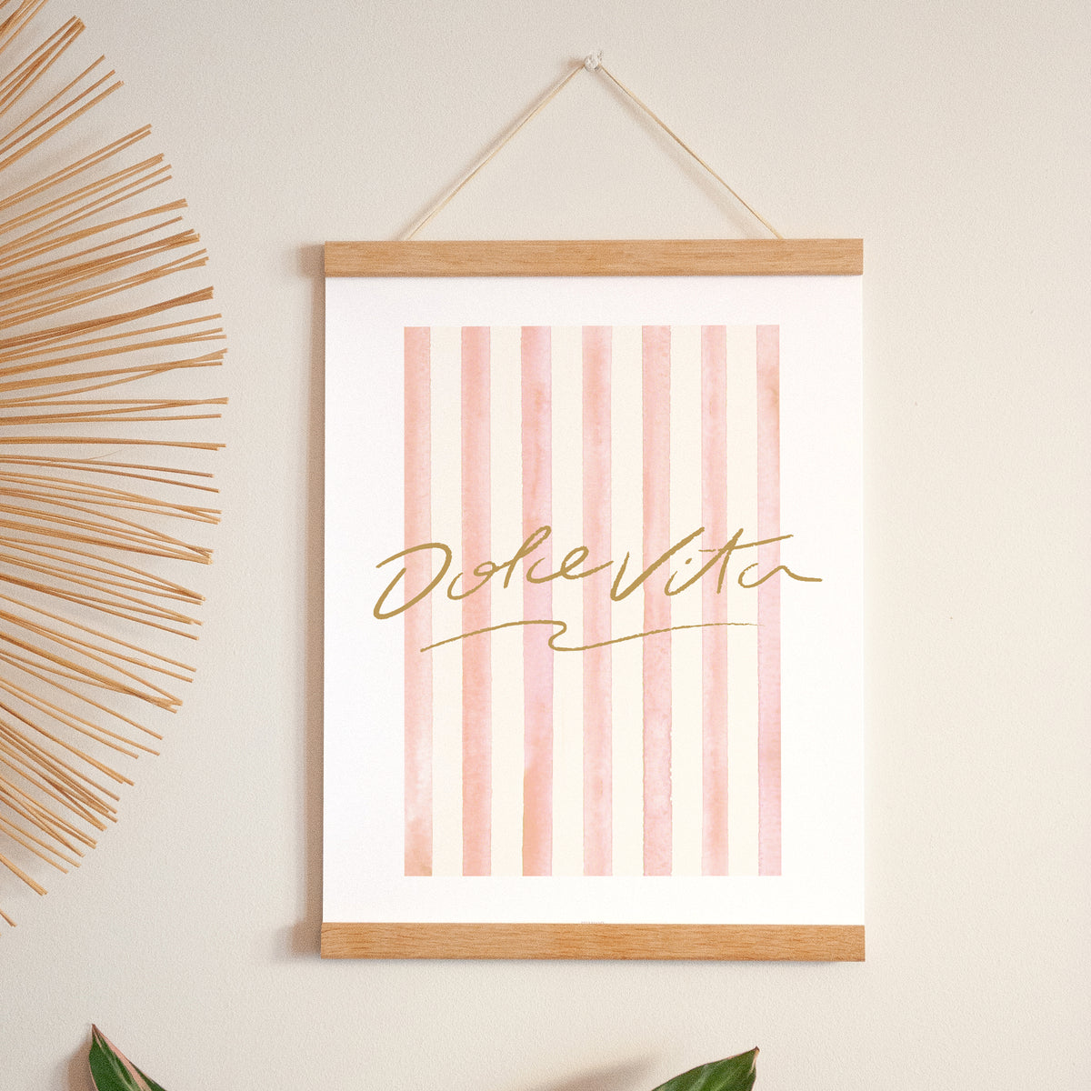Poster Objekte Porträt Die süße rosa Lebensart foto