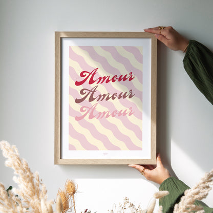 Poster Objekte Porträt Süße Liebe foto N° 2