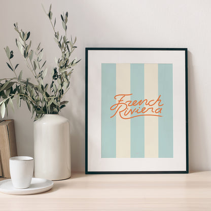 Poster Objekte Porträt Französische Riviera foto N° 1