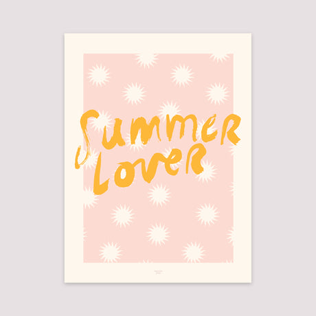 Poster Objekte Porträt Sommer-Sonnenliebhaber
