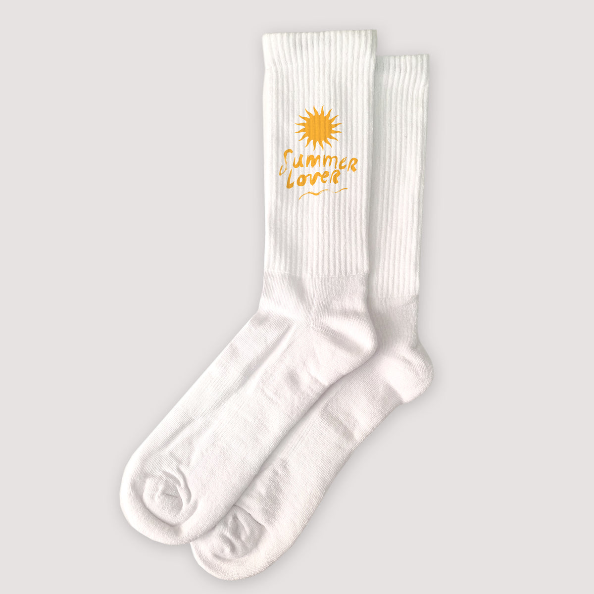 Damensocken Weiße Sommer-Sonnenliebhaber foto N° 1