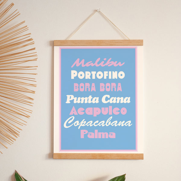 Poster Objekte Porträt Schöne Strände foto