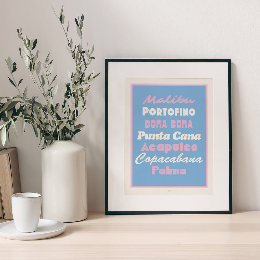 Poster Objekte Porträt Schöne Strände foto