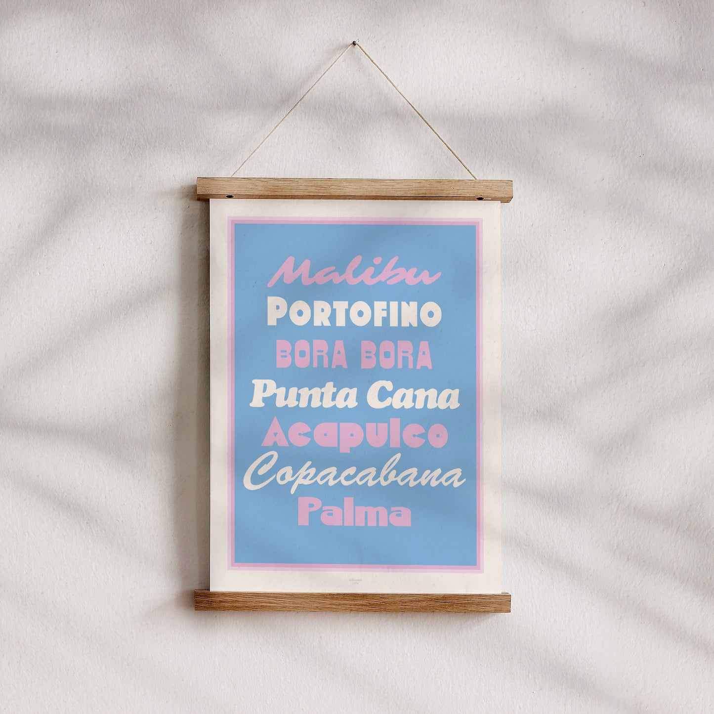 Poster Objekte Porträt Schöne Strände foto N° 4