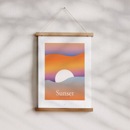 Poster Objekte Porträt Sonnenuntergang foto N° 4