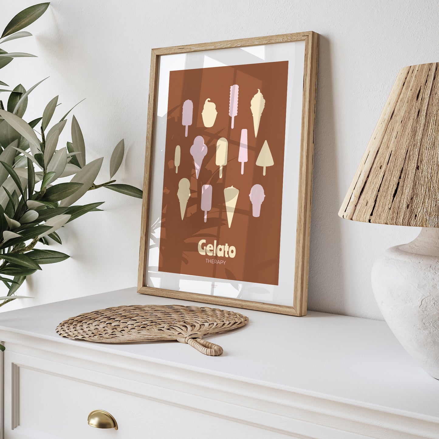 Poster Objekte Porträt Gelato-Therapie foto N° 5