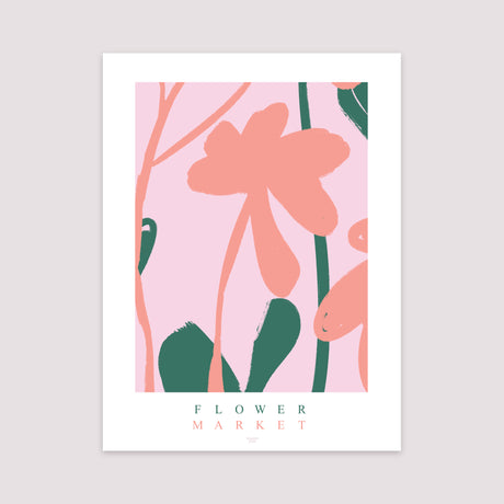 Poster Objekte Porträt Blumenmarkt