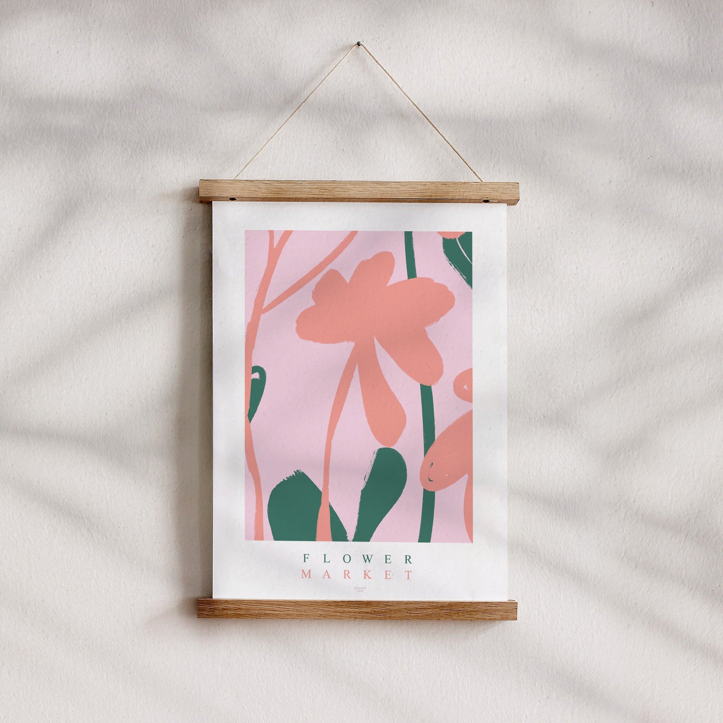 Poster Objekte Porträt Blumenmarkt foto N° 4