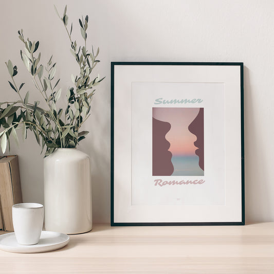 Poster Objekte Porträt Sommerromanze foto