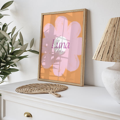 Poster Geburt Porträt Eine riesige Blume foto N° 5