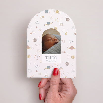 Geburtskarte Kleine Arche Liebeskonstellation foto N° 2