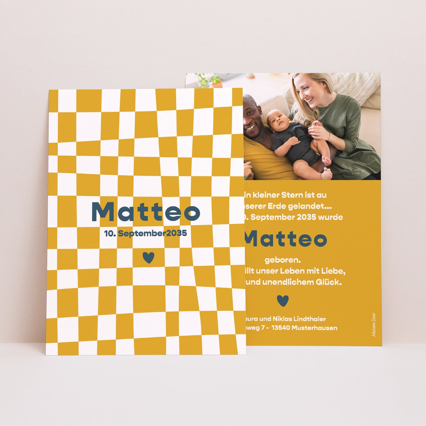 Geburtskarte Sonne Vibes foto N° 1