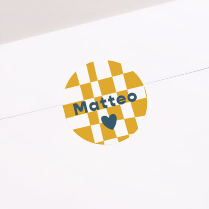 Sticker Geburt Rund Sonne Vibes foto N° 1