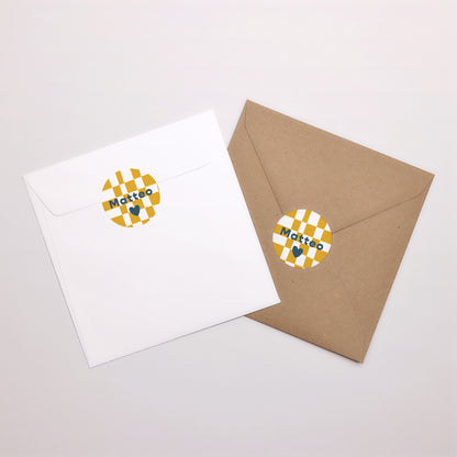 Sticker Geburt Rund Sonne Vibes foto N° 3