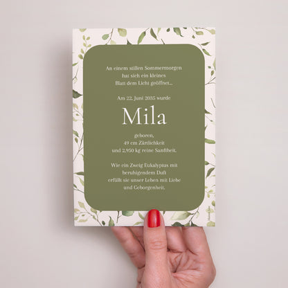 Geburtskarte Naturgeist foto N° 3