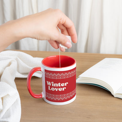 Tasse Weihnachten Rot Winterliebhaber foto N° 3