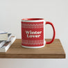 Tasse Weihnachten Rot Winterliebhaber foto N° 4