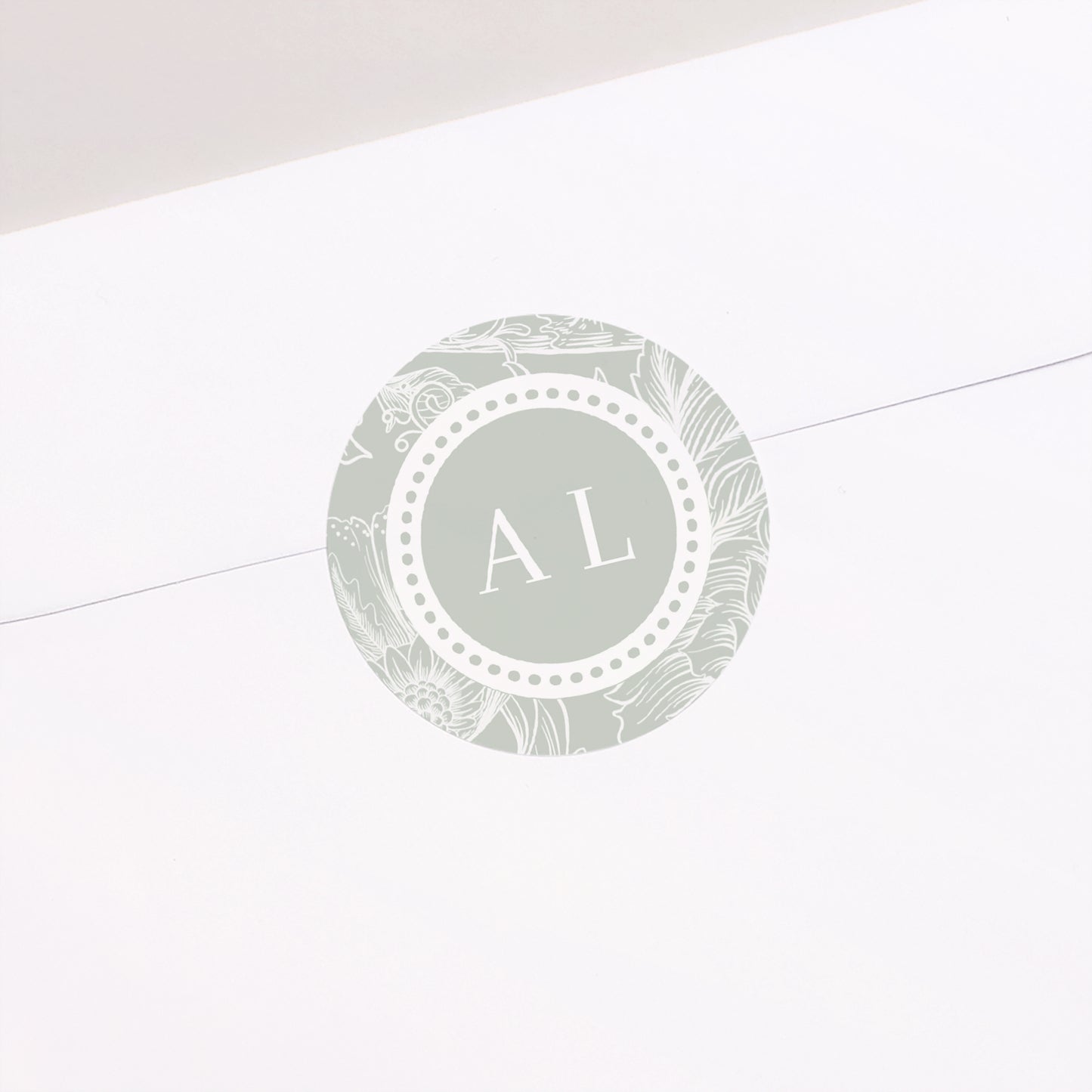 Sticker Hochzeit Rund Garten der Eleganz foto N° 1