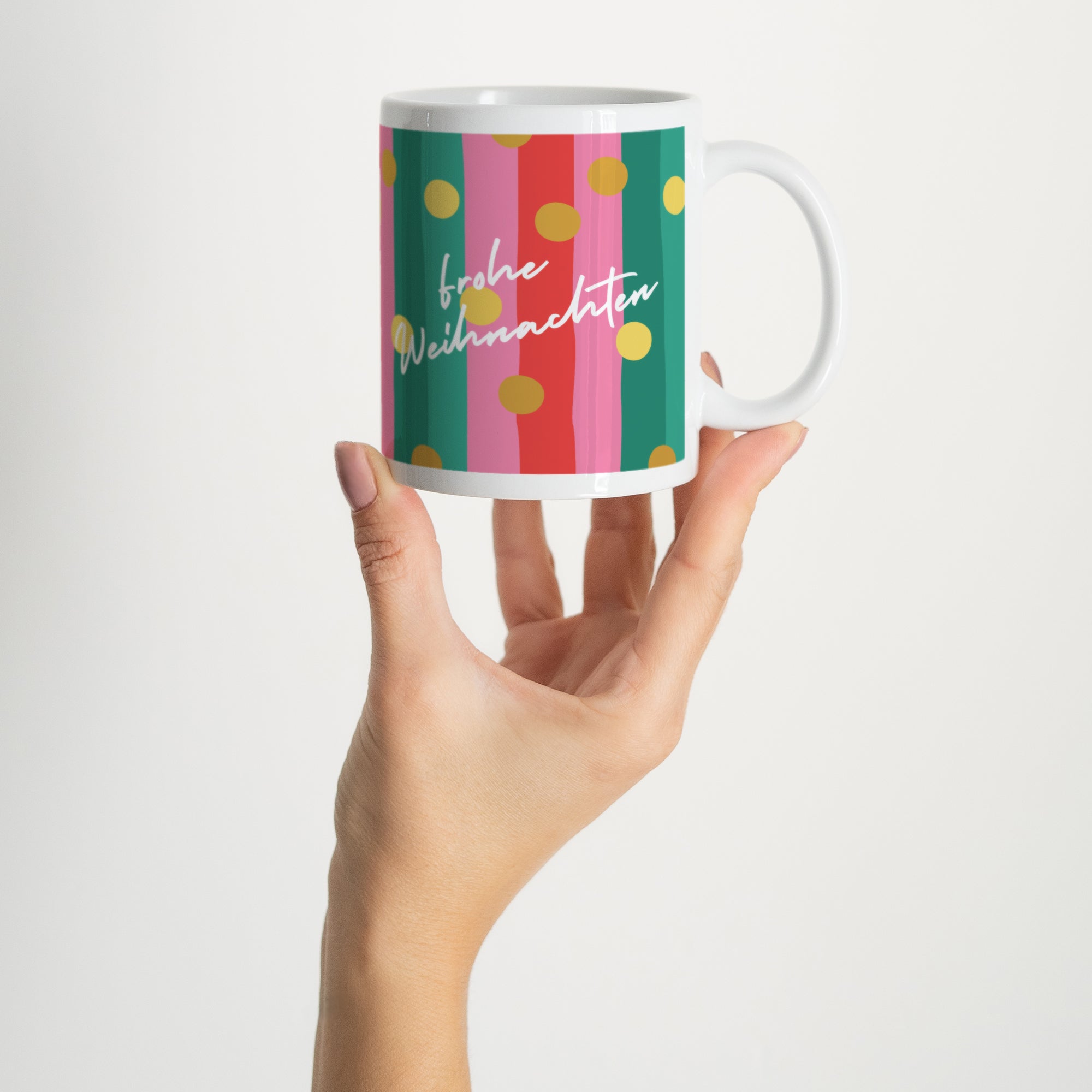 Tasse Objekte Weiß Jolly Glitter foto N° 2