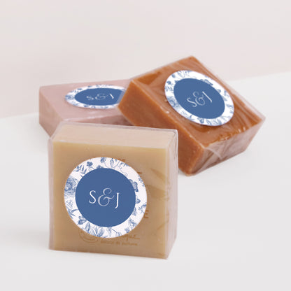 Sticker Hochzeit Rund Azur Botanica foto N° 2