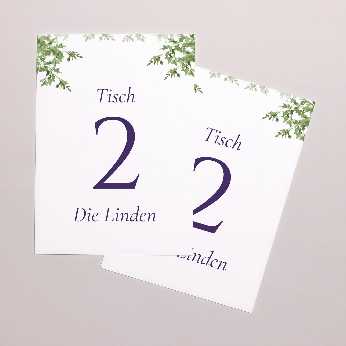 Tischnummern Hochzeit Rechteck Das Reich unserer Herzen foto N° 2