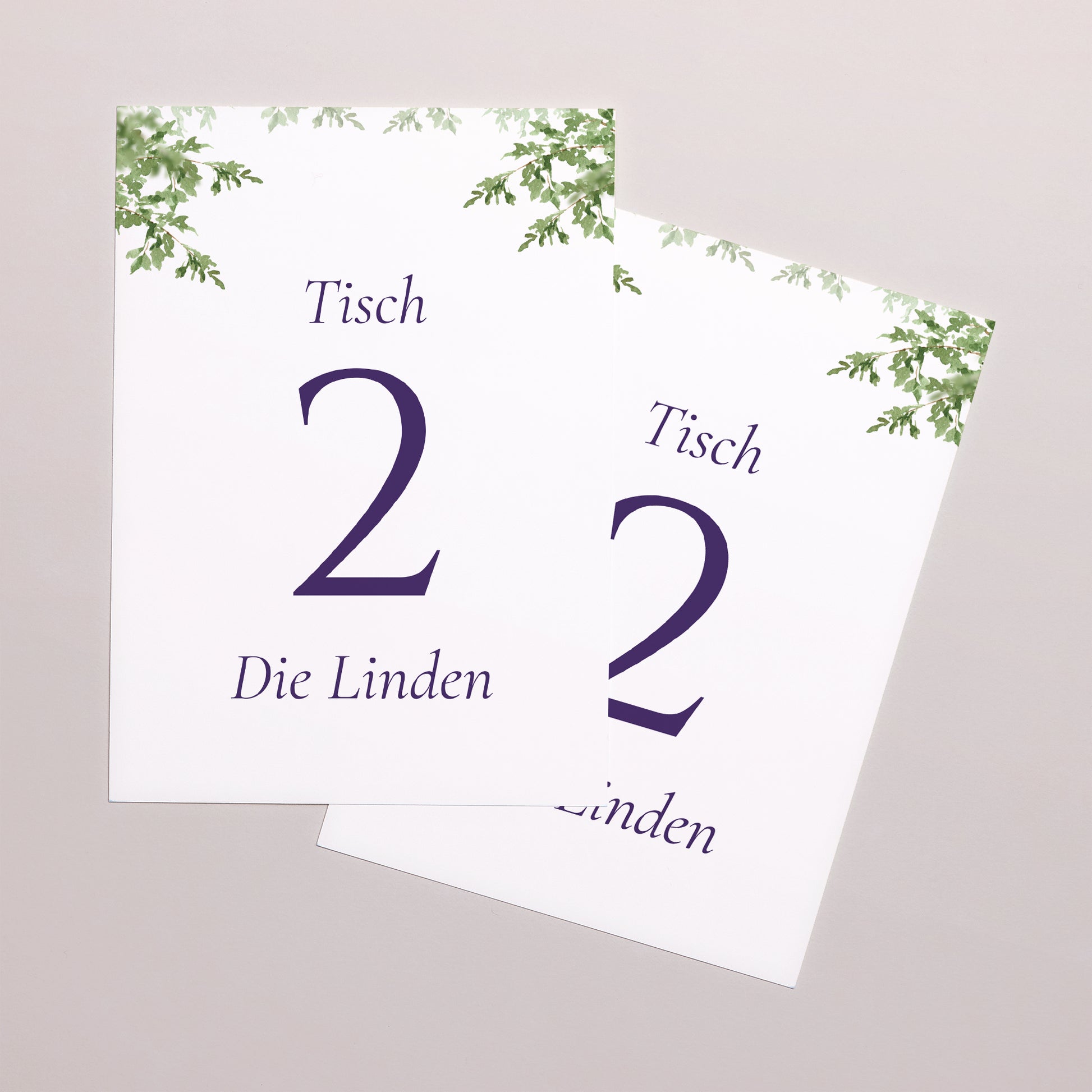 Tischnummern Hochzeit Rechteck Das Reich unserer Herzen foto N° 2