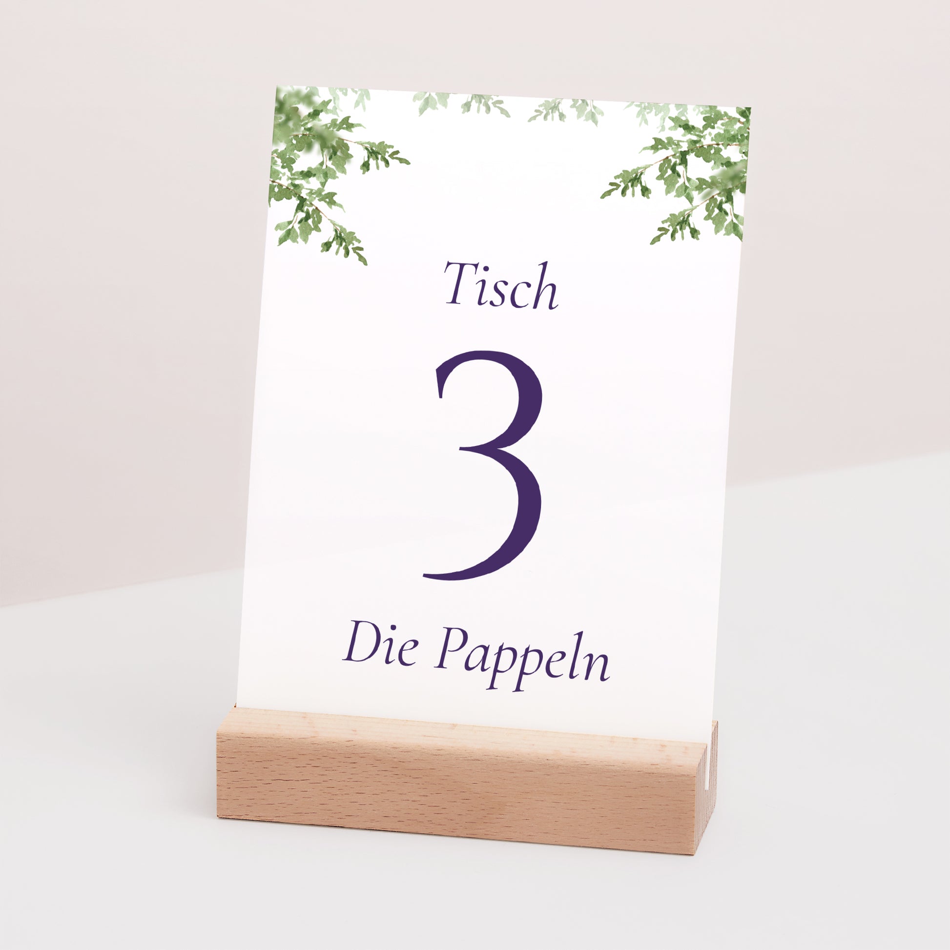 Tischnummern Hochzeit Rechteck Das Reich unserer Herzen foto N° 3