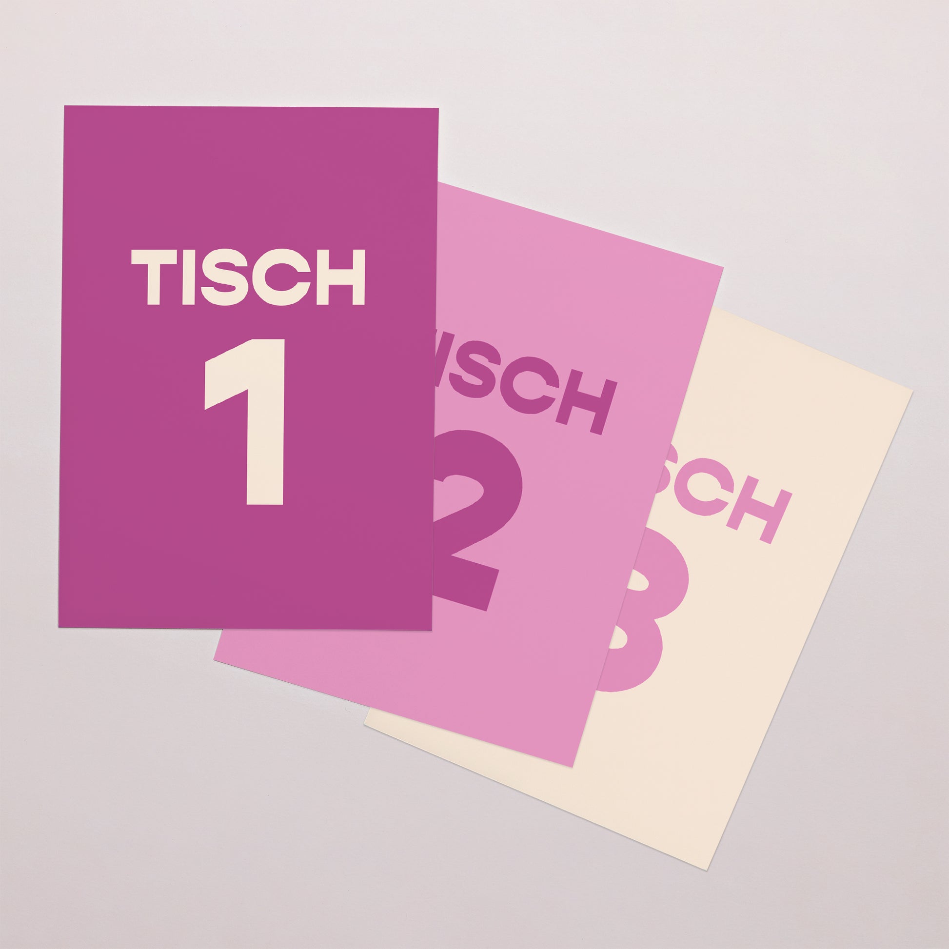 Tischnummern Hochzeit Rechteck Farb Stimmung foto N° 1