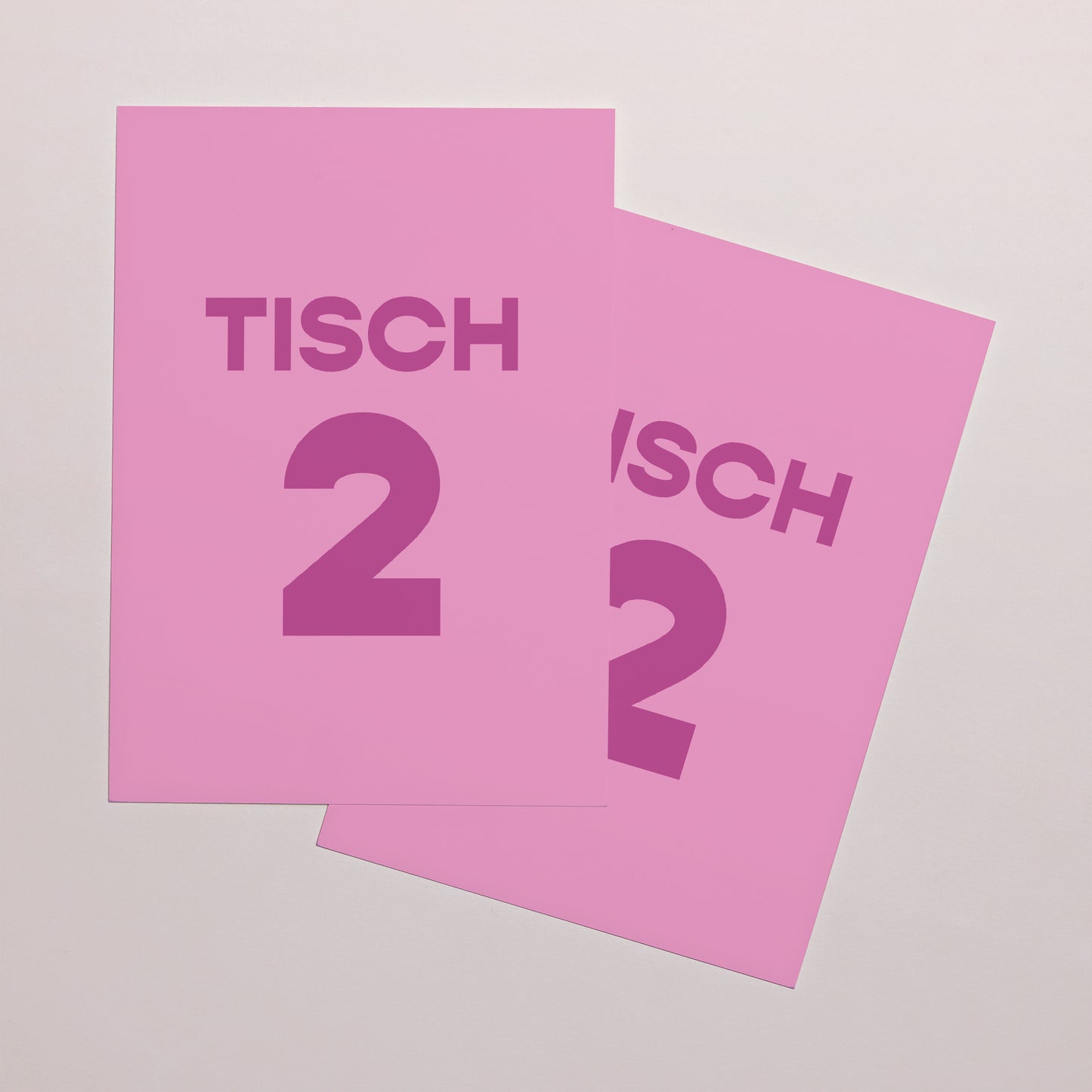 Tischnummern Hochzeit Rechteck Farb Stimmung foto N° 2