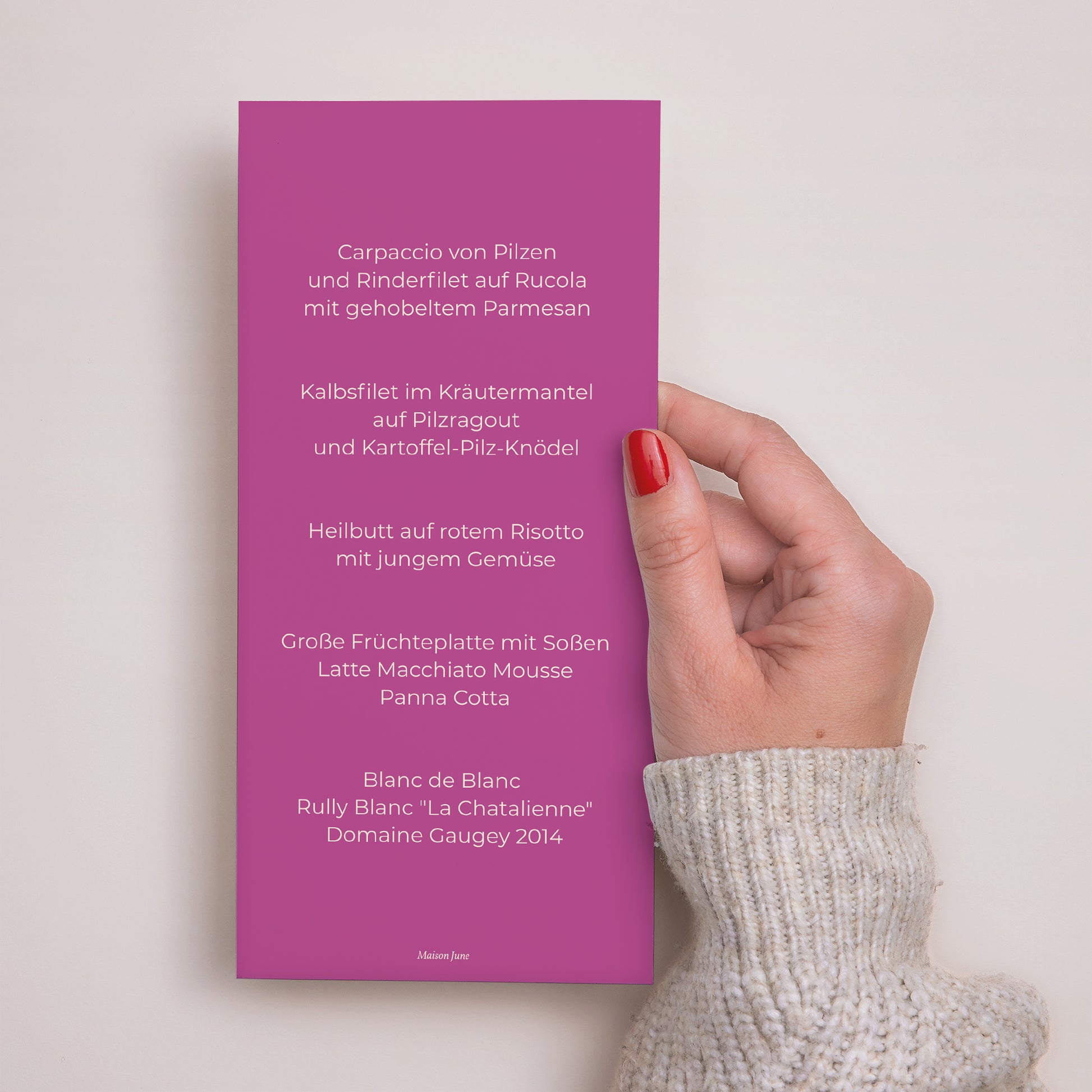 Menükarte Hochzeit Panoramatisches Porträt Farb Stimmung foto N° 3