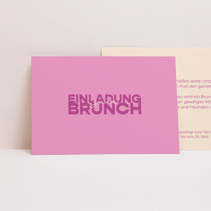 Beilegekarte Hochzeit Landschaft Farb Stimmung foto N° 1