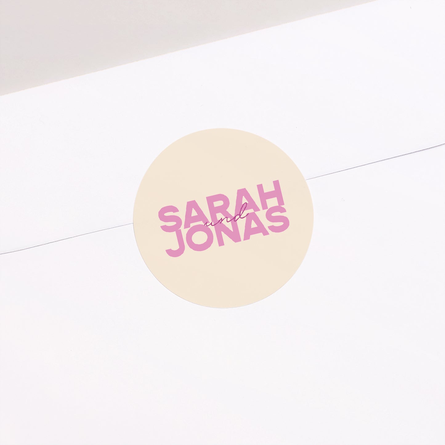 Sticker Hochzeit Rund Farb Stimmung foto N° 1