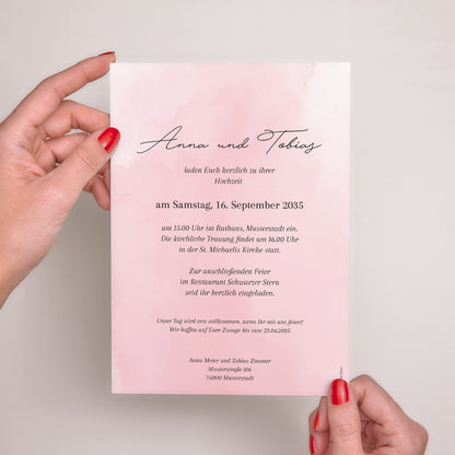 Hochzeitseinladung Porträt Die Route des Glücks foto N° 3