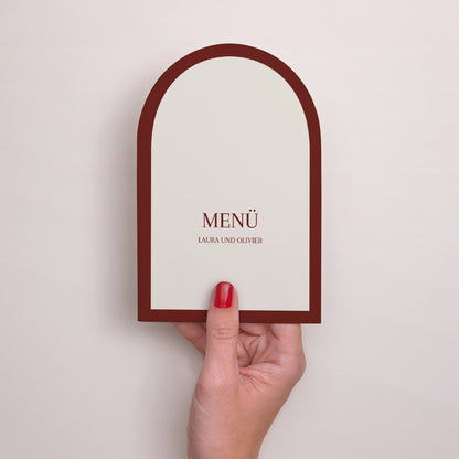 Menükarte Hochzeit Arche Altes Geld foto N° 2