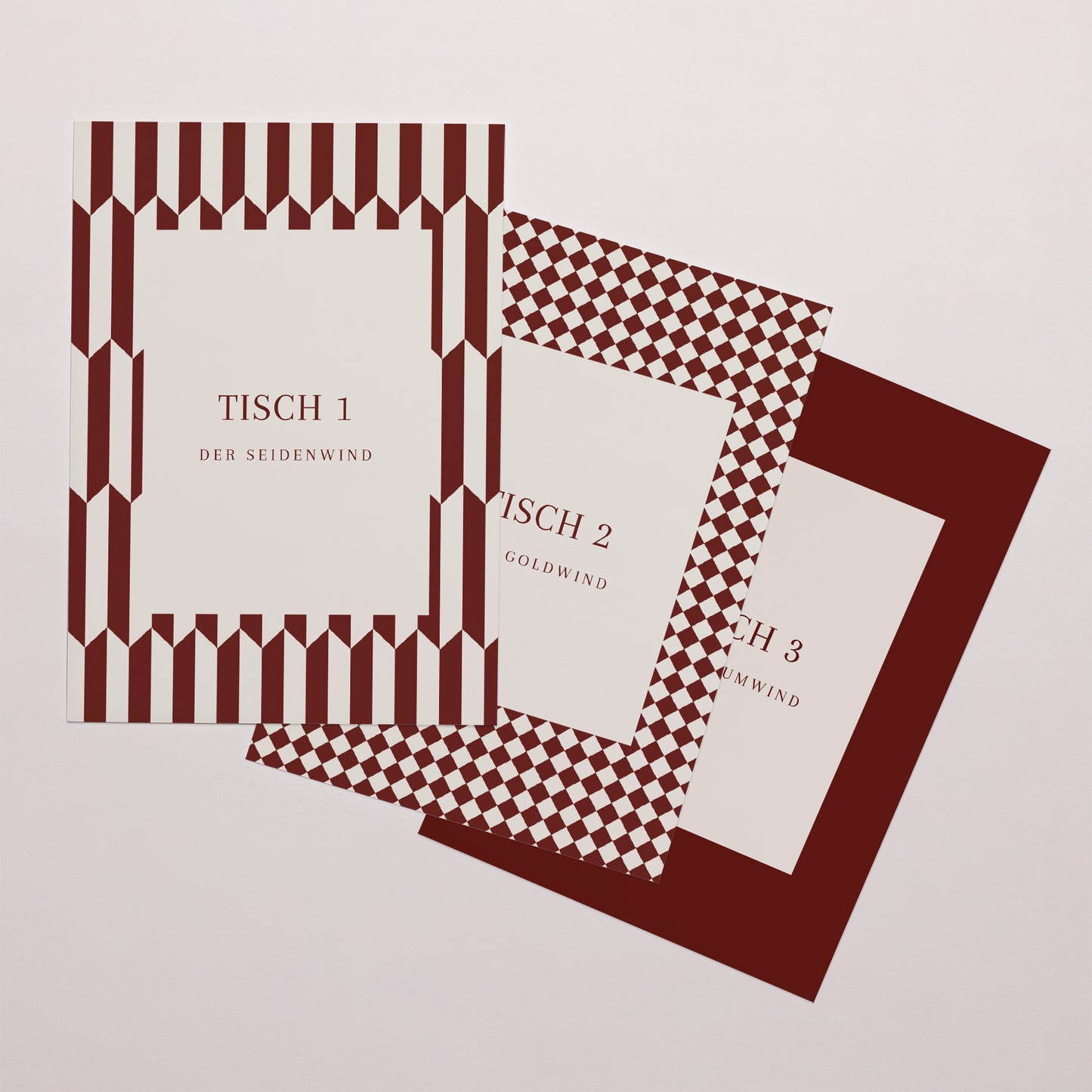 Tischnummern Hochzeit Rechteck Altes Geld foto N° 1