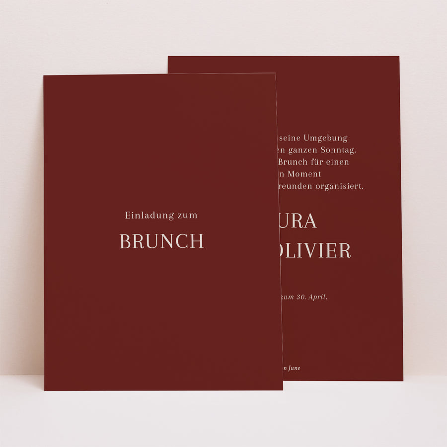 Einladungskarte Hochzeit Porträt Altes Geld foto